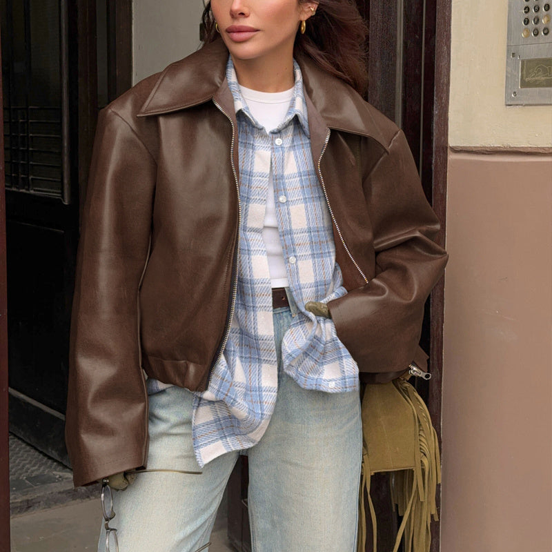Olivia Zip Vintage Jacket