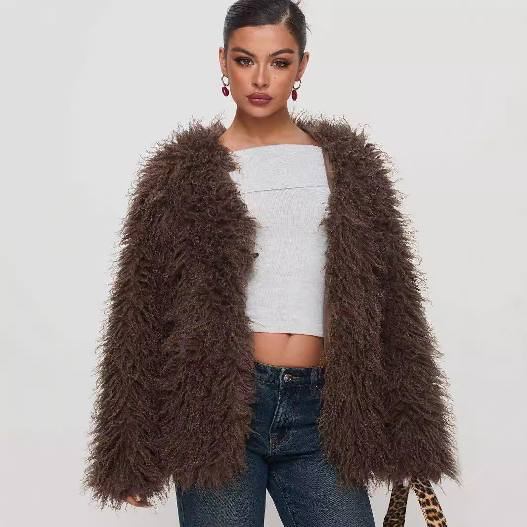 Katrela Furry Coat