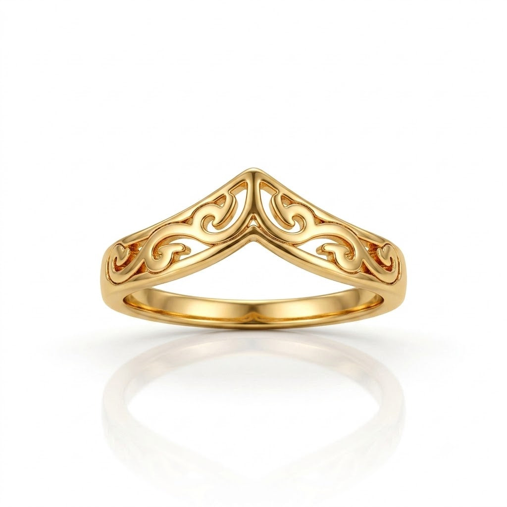 Cool-style Geometric Wide-band Ring Womens Open-ended Jewelry