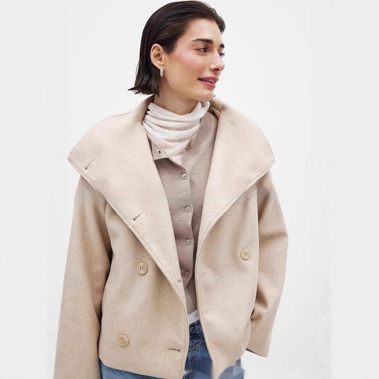 Jenez Doubled Woolen Coat