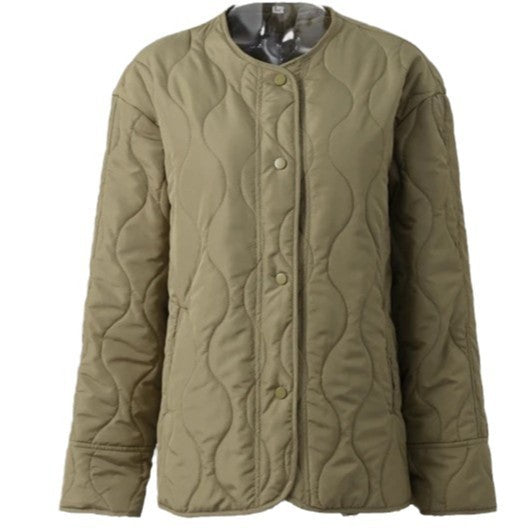Rossy Neck Quilted Jacket