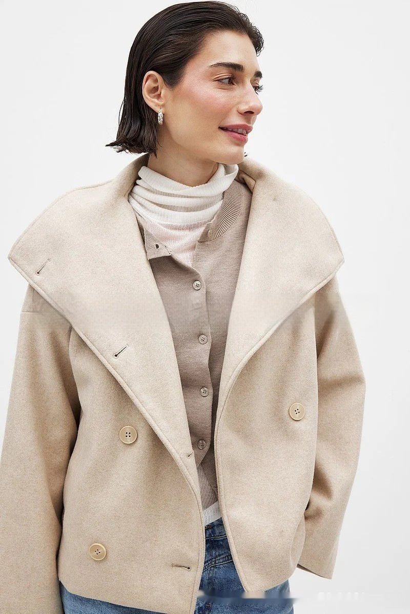 Jenez Doubled Woolen Coat