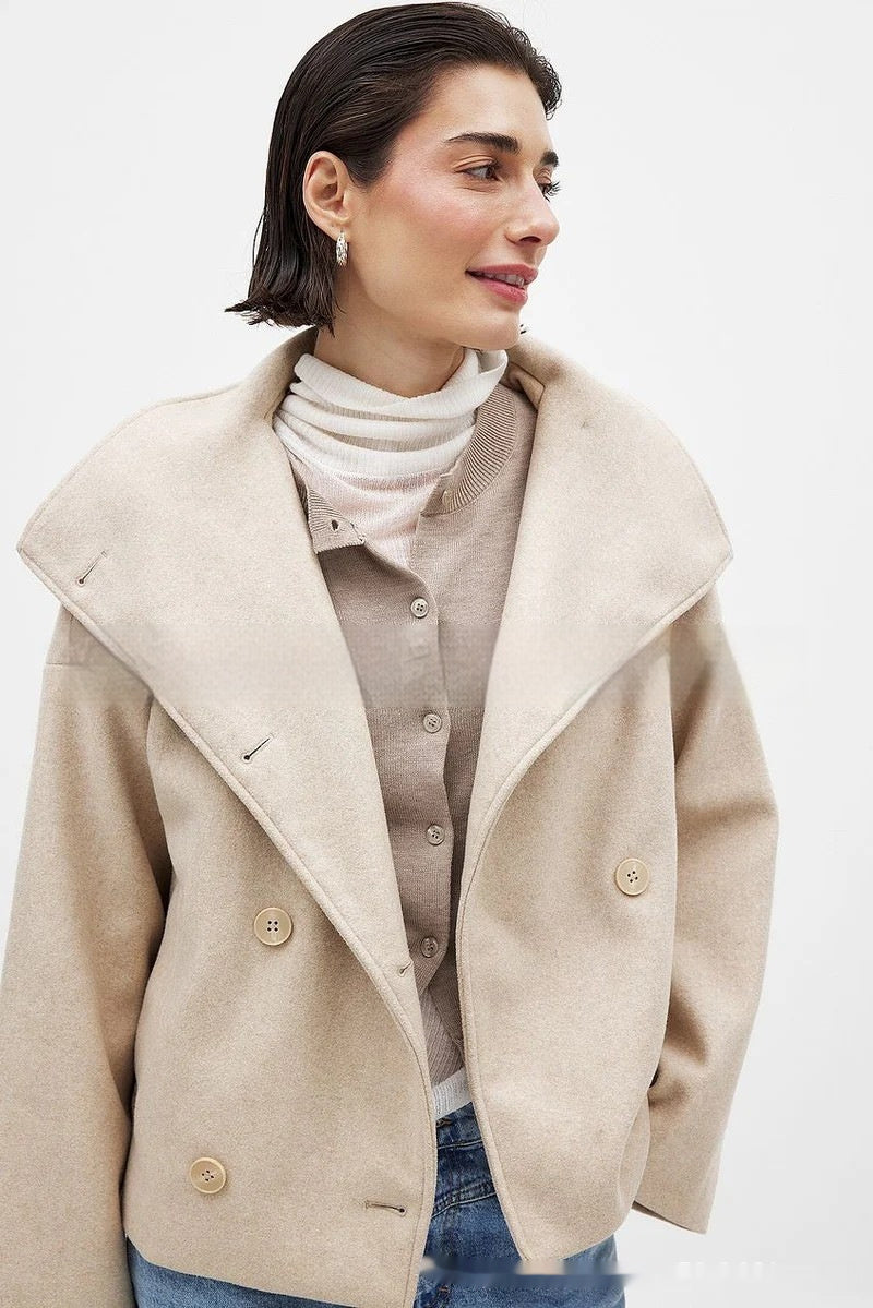 Jenez Doubled Woolen Coat