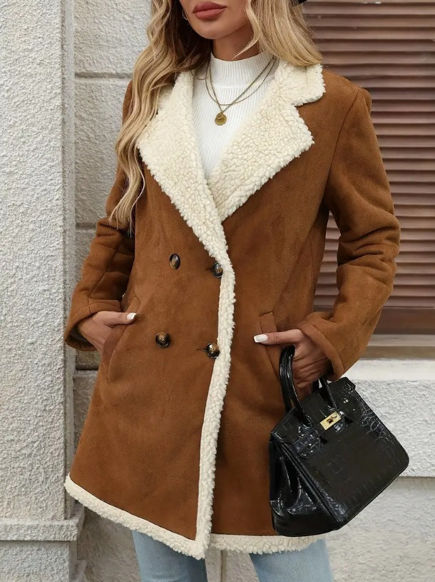 Fleece Mid-length Woolen Sweater