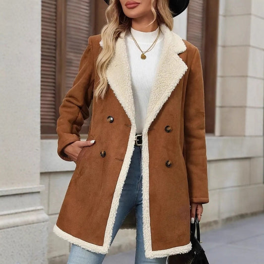 Fleece Mid-length Woolen Sweater