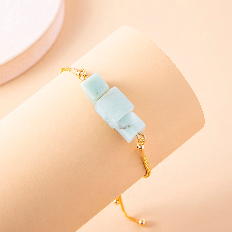 Stone Charm Bracelet